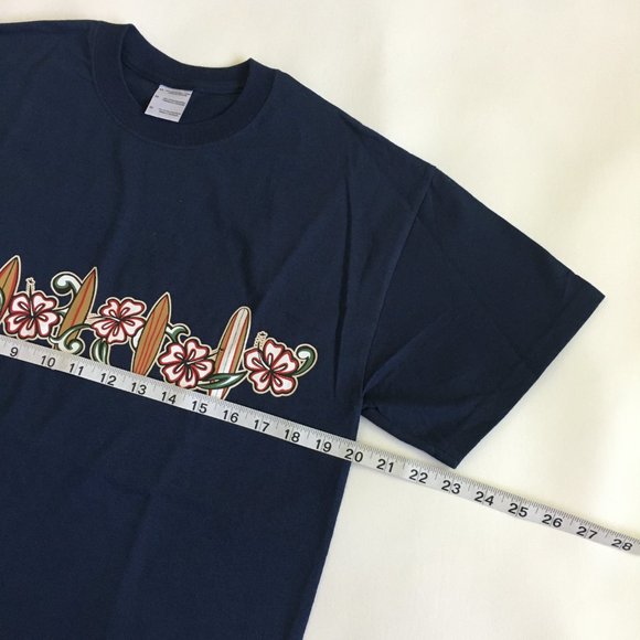 Vintage Steve & Barry's Navy Blue North Shore Hawaii Graphic T Shirt Size M Mens - Picture 7 of 11